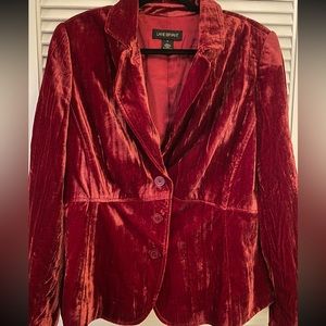 Red Velvet Blazer